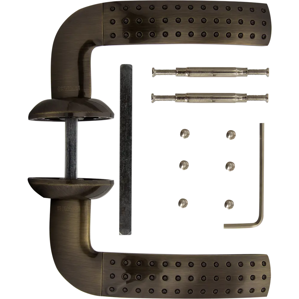 Ручка дверная на розетке Intro RM ABG6, цвет бронза FUARO STLM-2011766 - Вид №5