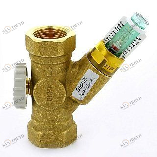 Вентиль WATTS балансировочный компактный 1/2" ВР WattFlow OL с расходомером SRVOL-IG. 1-8 л/мин 10010101