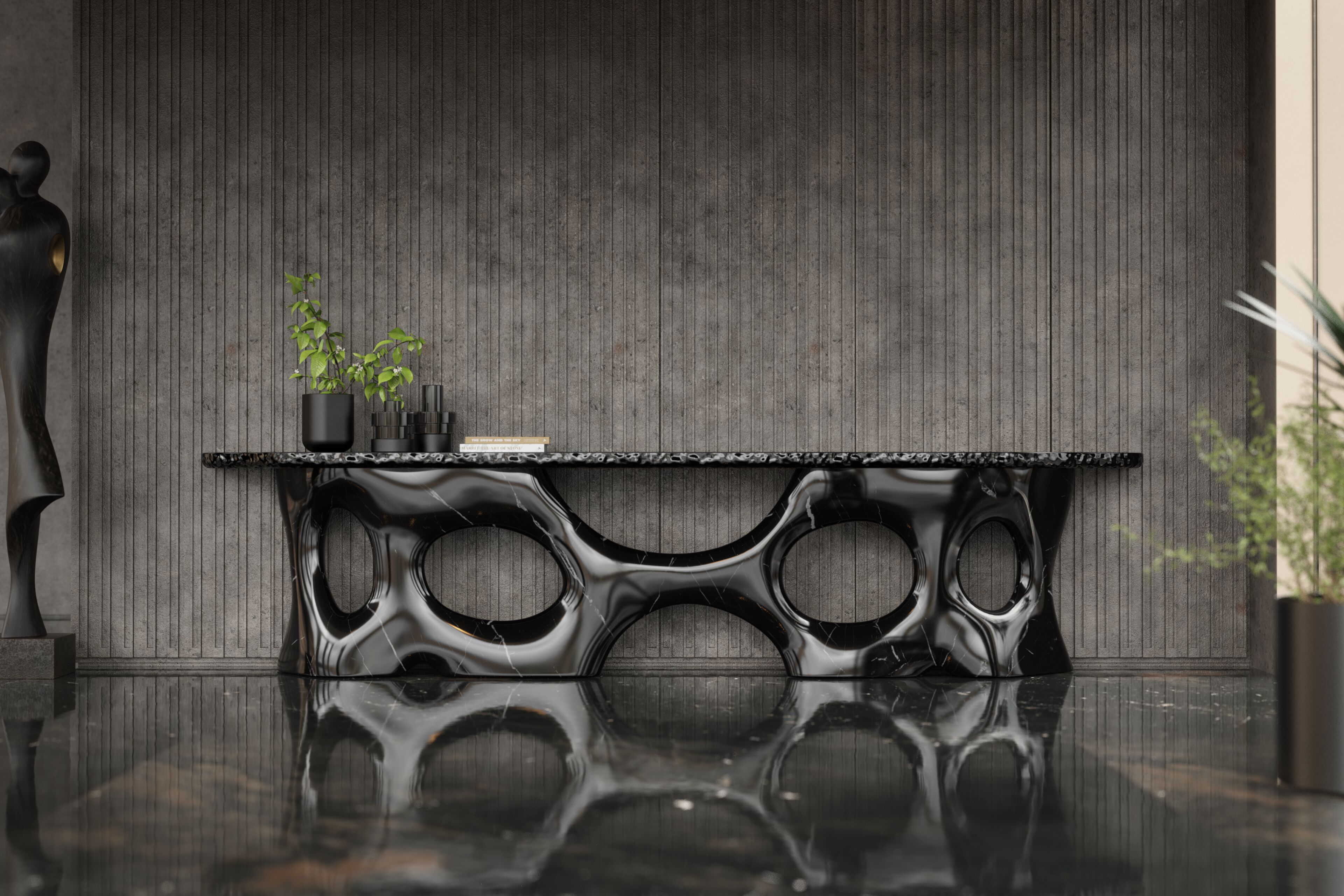 Консоль из стекловолокна с полумесяцем KARPA Cosmic ARCH-00082242 - Вид №4