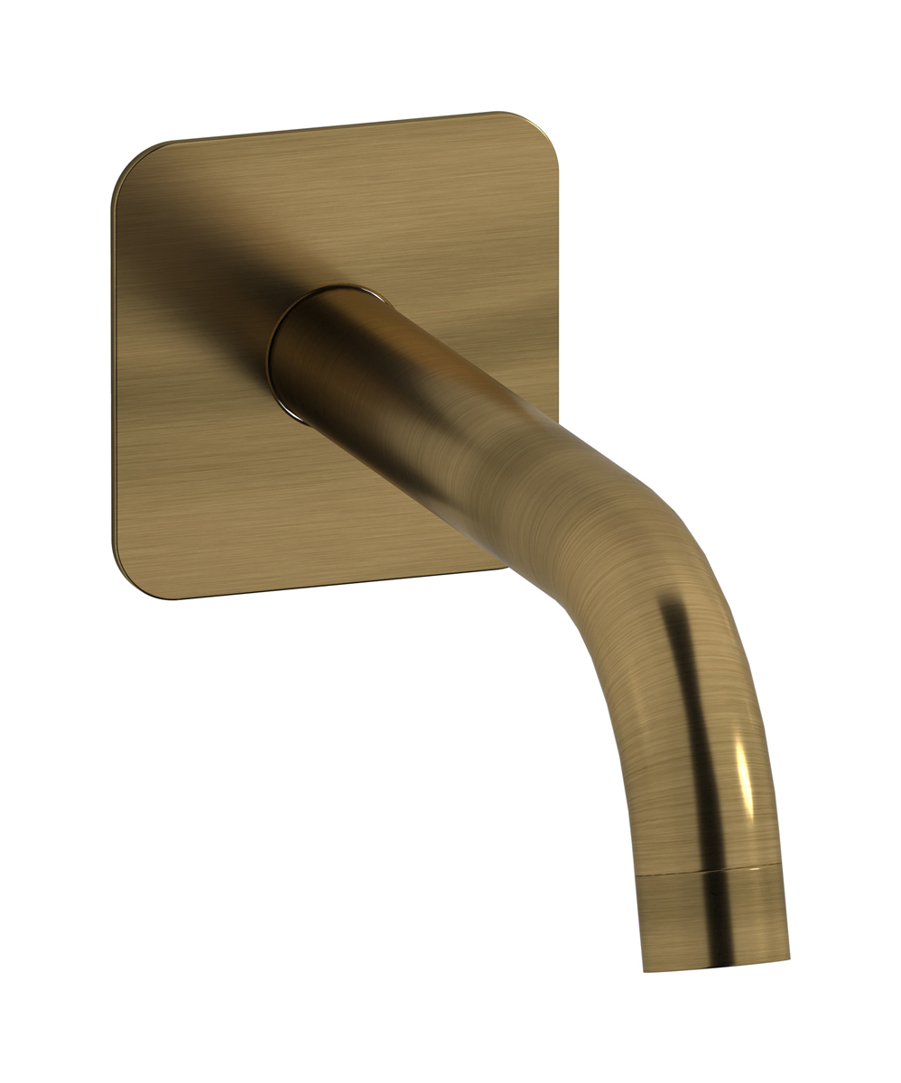 Длинный настенный излив для ванны WE ARE IB id328mb_22 Modern Bronze Industria