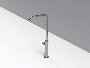 Однорычажный смеситель для раковины из нержавеющей стали с поворотным горлышком