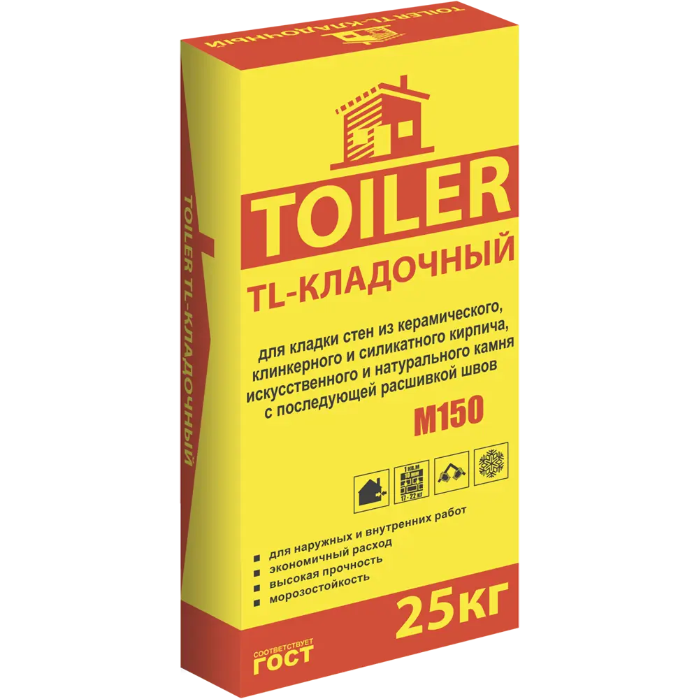 Цветная кладочная смесь Toiler M150 TL белый 25 кг 84857726 STLM-2020228