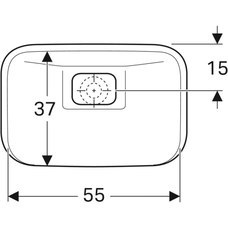 245460600 Встраиваемая раковина Geberit myDay Geberit  - Вид №2