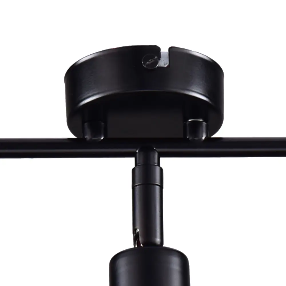 Люстра потолочная Реал КС30463 3 лампы 10 м² цвет черный КЛЮЧНИК STLM-2134030 - Вид №4