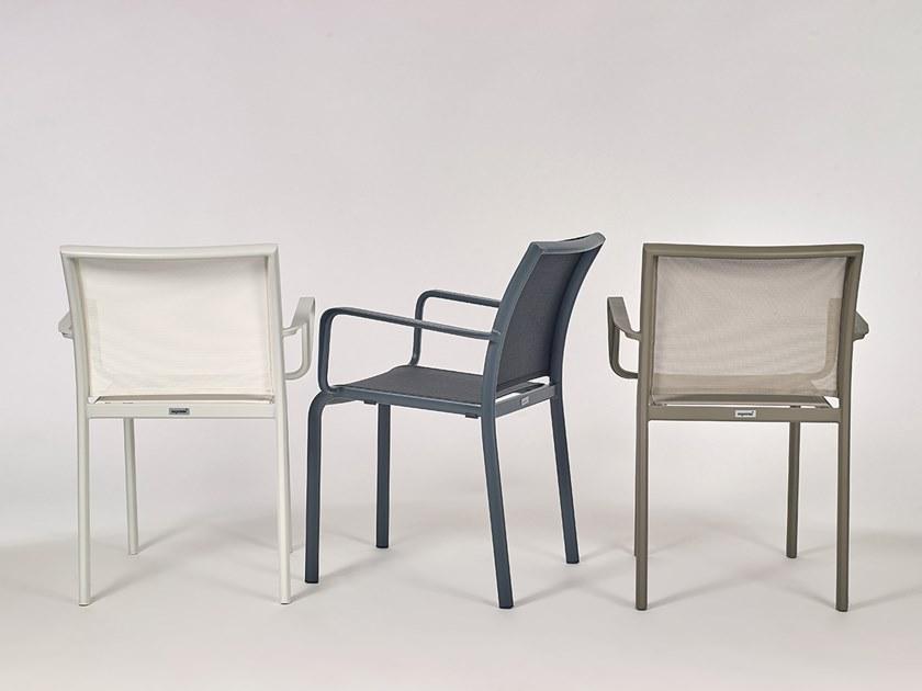 Ezpeleta Штабелируемый садовый стул из алюминия и phifertex®  Mn-lan00  - Вид №1