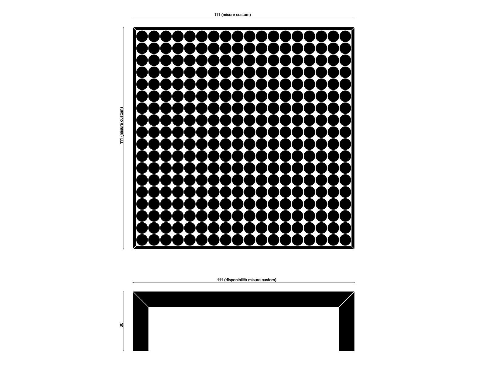 mg12 Низкий квадратный деревянный журнальный столик Sofia sun-id-1366946 - Вид №4