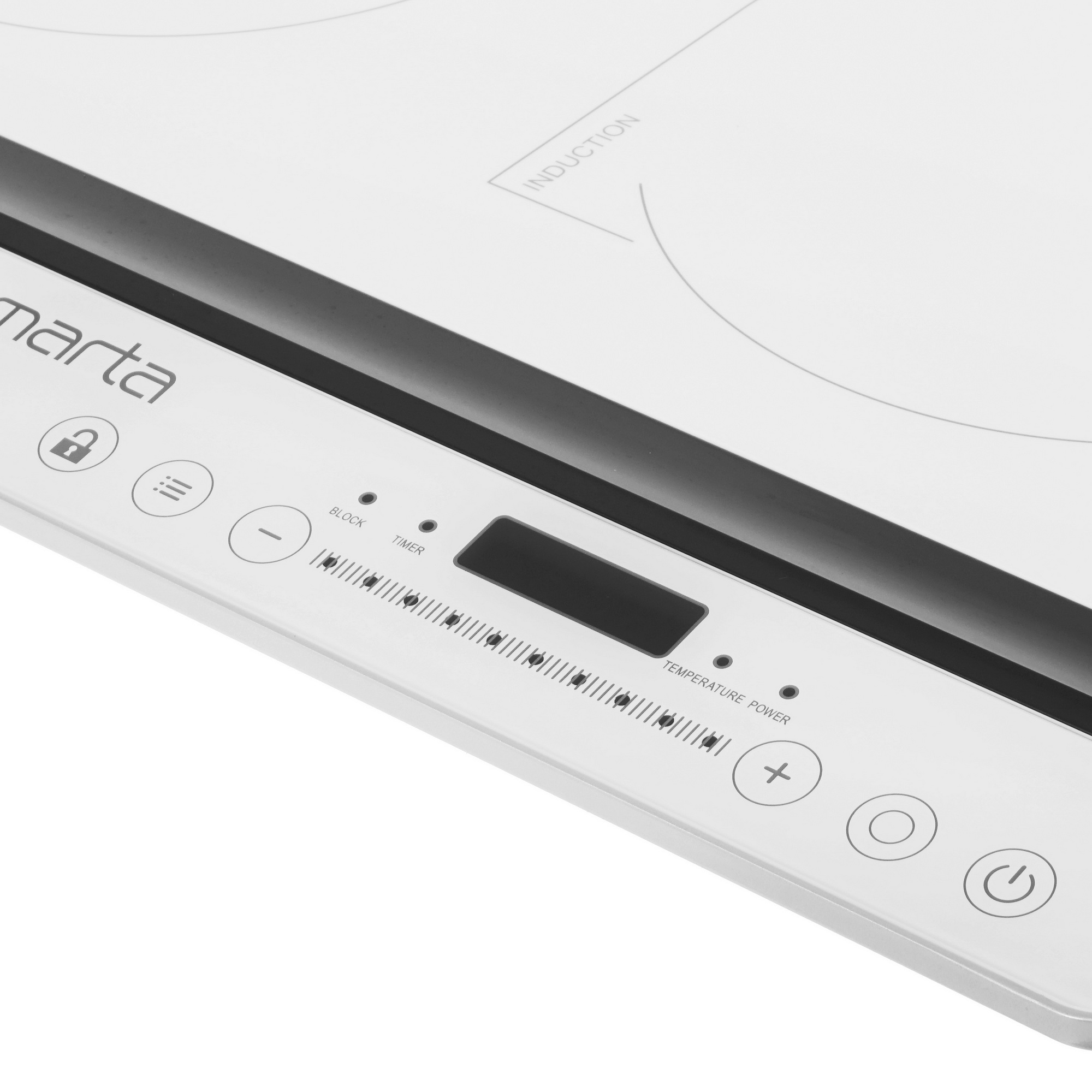 9058374 Плита компактная электрическая MARTA MT-HP4222C белый STDN-0113461 - Вид №2