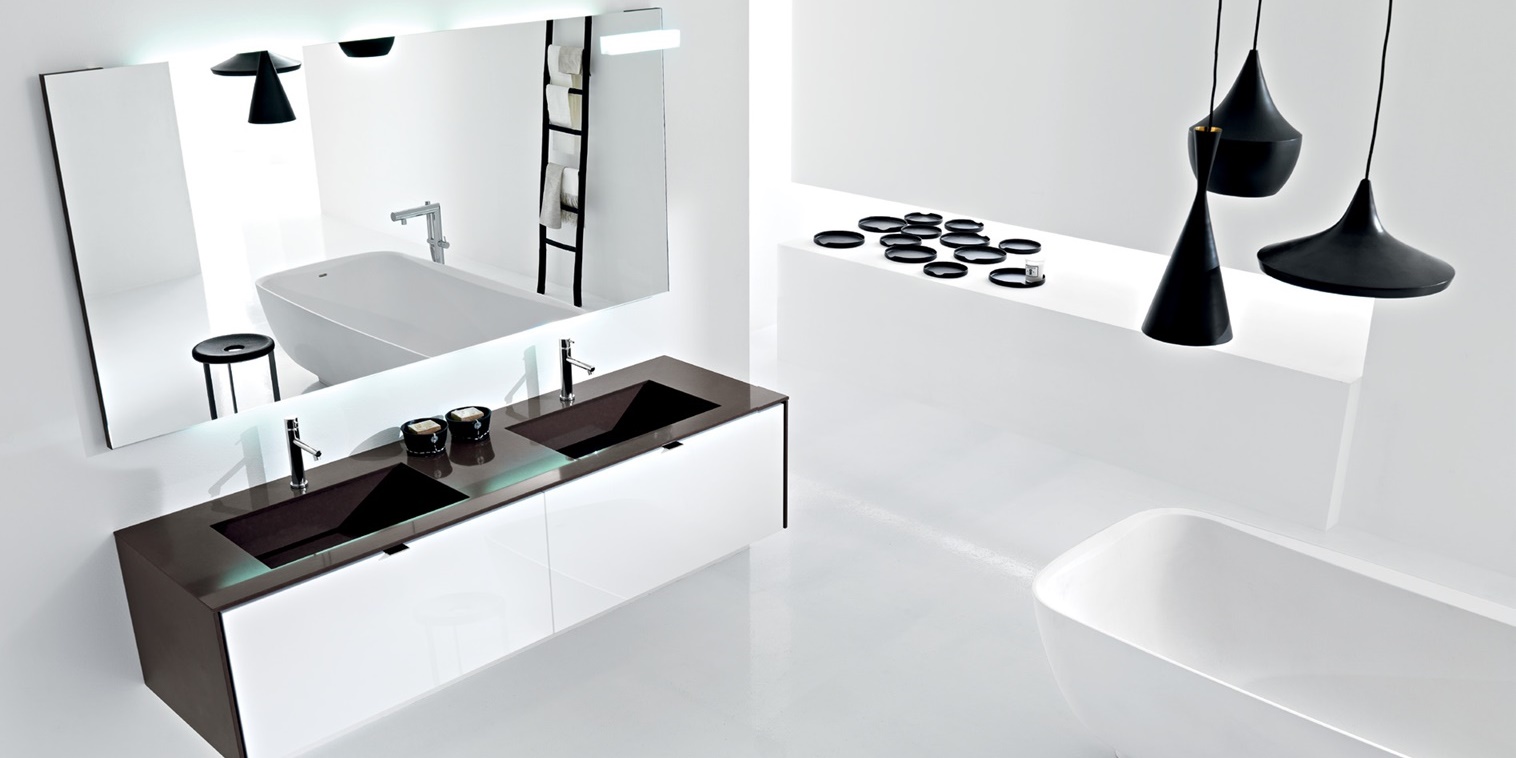 Комбинация ванной комнаты PV25 в отделке F03 Quarzo Noce / L41 Bianco  MILLDUE PIVOT PIVOT25 - Вид №1