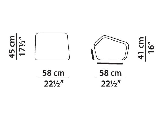 Кожаный модульный пуф Baxter BEKI ARCH-00045861 - Вид №4