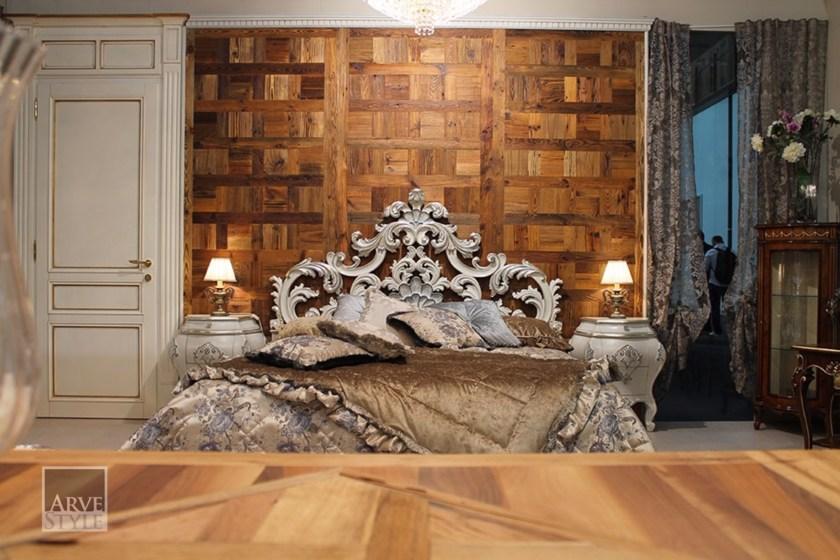 Arvestyle Лакированная двуспальная кровать из массива дерева Letizia Mn-1501 - Вид №7