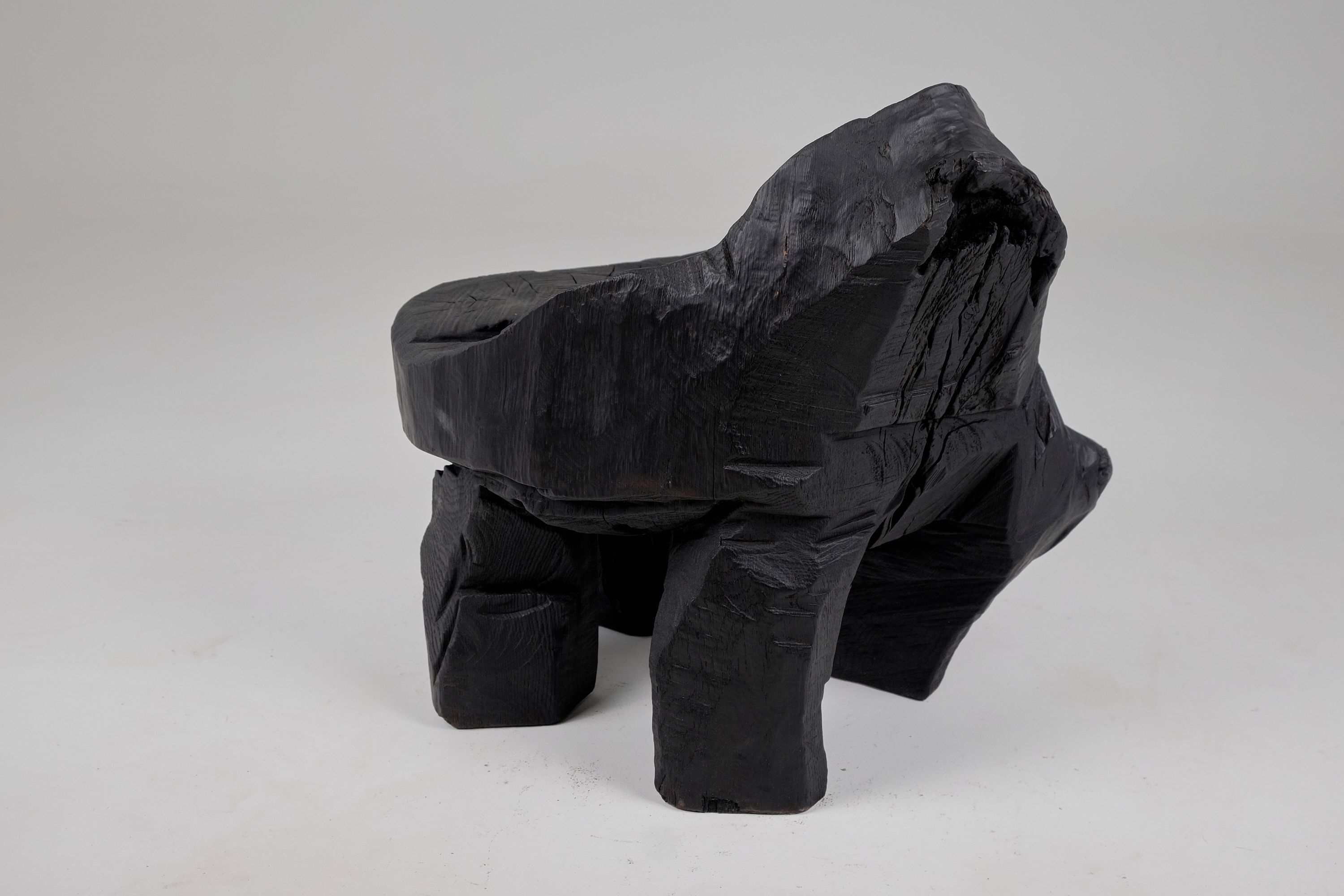 Низкий дубовый стул Logniture Jownik ARCH-00048410 - Вид №7