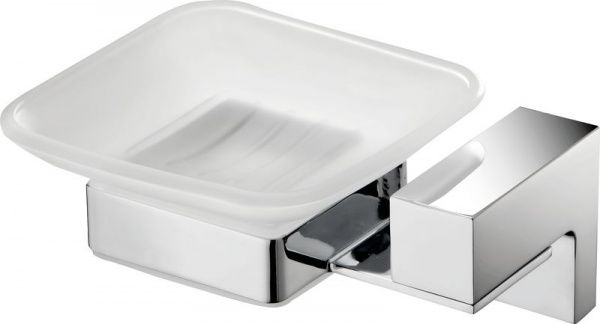 H8700/15MB Sanibano Elegance, настенная стеклянная мыльница, цвет черный матовый