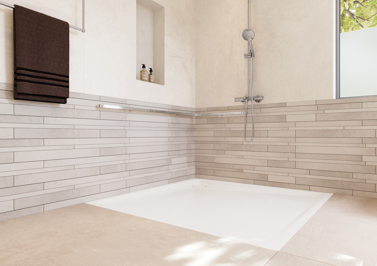 Душевой поддон KALDEWEI Сталь эмалированная 448-2 456 холодный серый 80 448-2456 - Вид №6