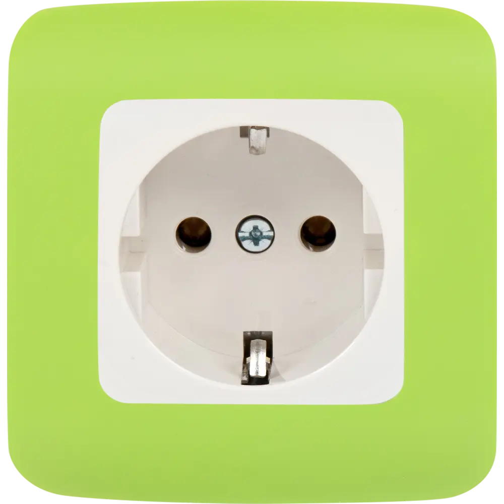 Рамка для розеток и выключателей Lexman Cosy 1 пост, цвет зеленый STLM-2113368 - Вид №2