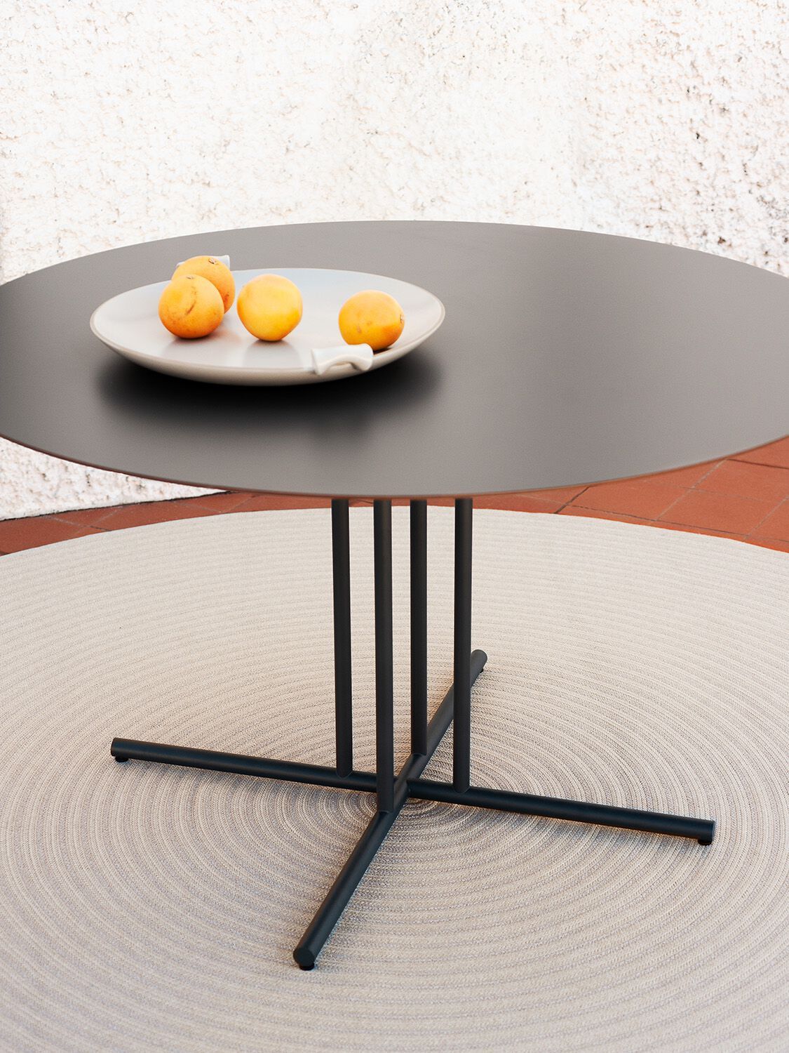 Круглый садовый стол из HPL и металла Potocco Graphic ARCH-00106580 - Вид №4