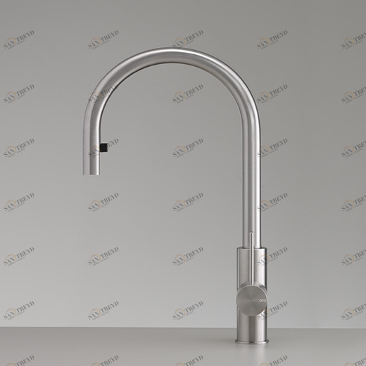 бортике смеситель с поворотным носиком и выдвижной ручной душ  MIL202 CEADESIGN 