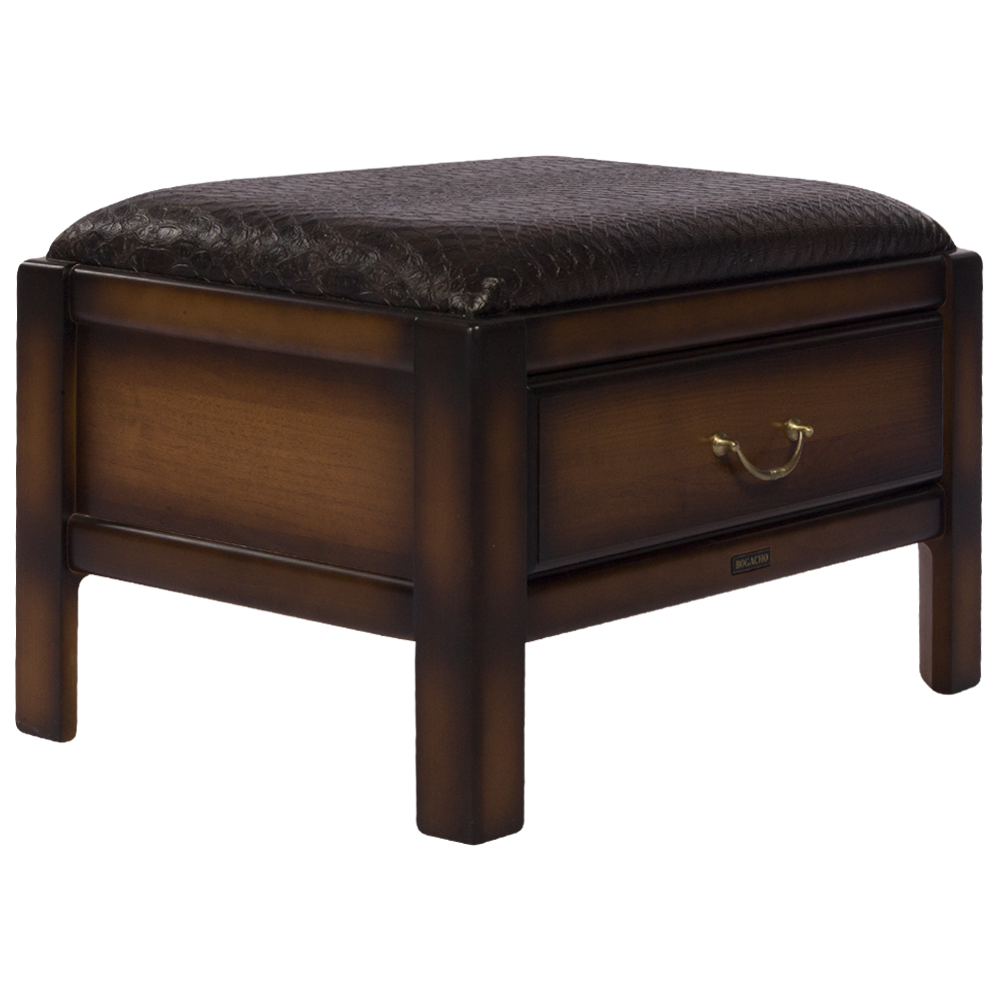 11162 Банкетка Лотос-Комби 6 Орех Шоколад BOGACHO 4627138171646