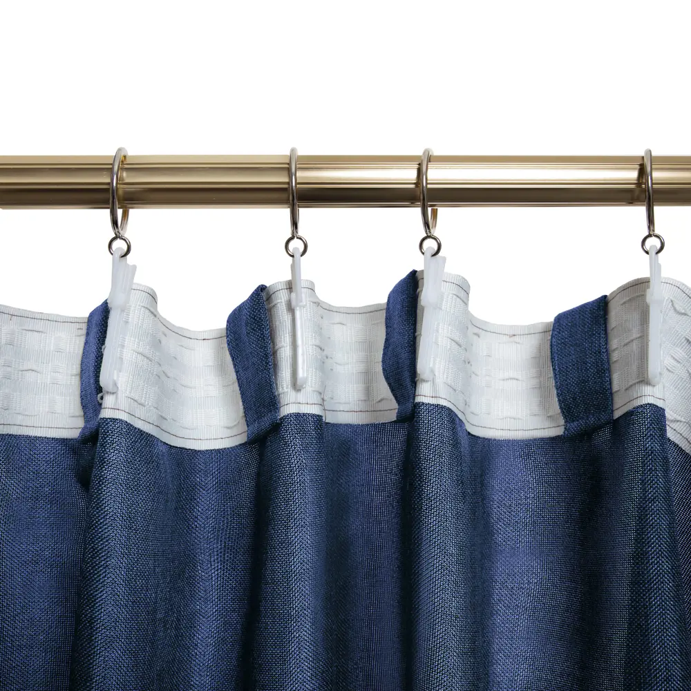 Штора KREAFORTA Looks с затемнением 200x260 см темно-синяя на ленте 89405470 STLM-1568349 - Вид №6