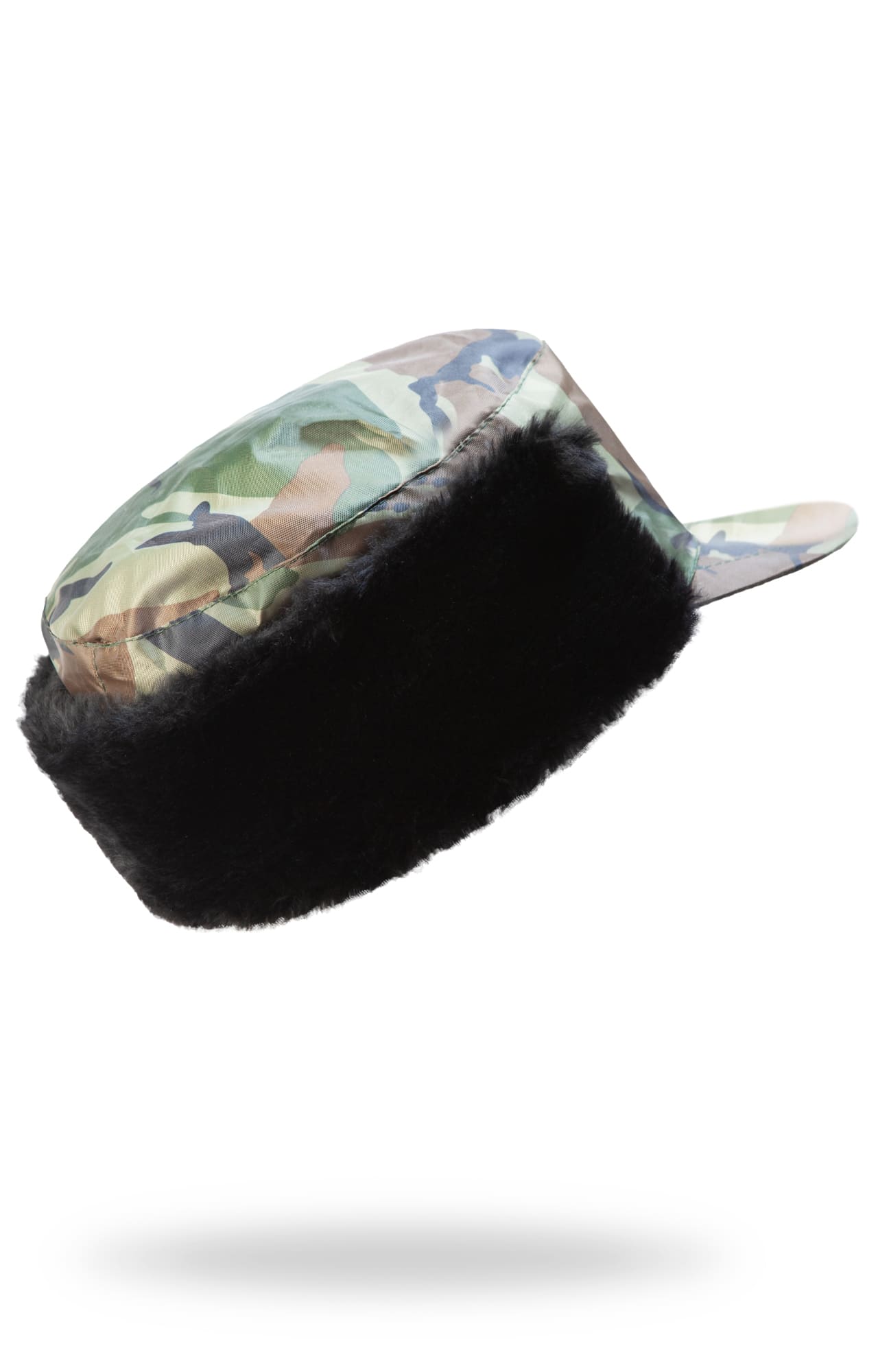 61457 Кепи "Охранник" зимняя камуфляж зеленая  Головные уборы  размер 59 Спецодежда  - Вид №1