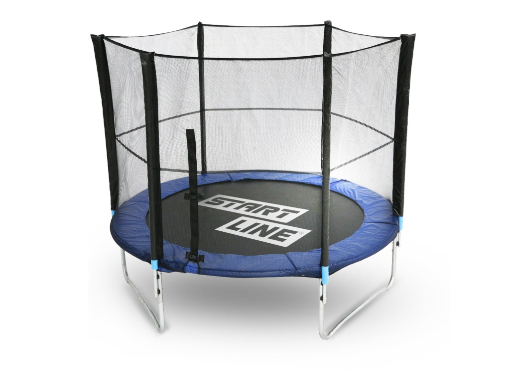 Батут start line fitness 8 футов с внешней сеткой Start Line Fitness sun-id-2068599