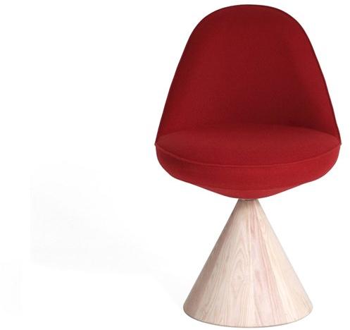 Porro Вращающийся стул из массива дерева и ткани sun-id-1511873 - Вид №4