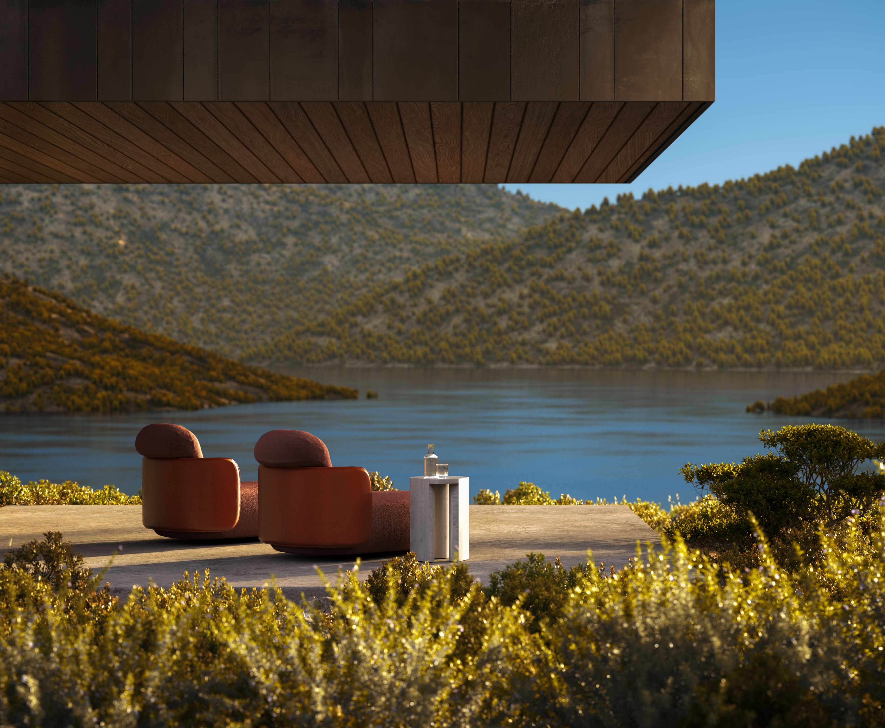 Шезлонг из ткани Exteta Моти ARCH-00078026 - Вид №6