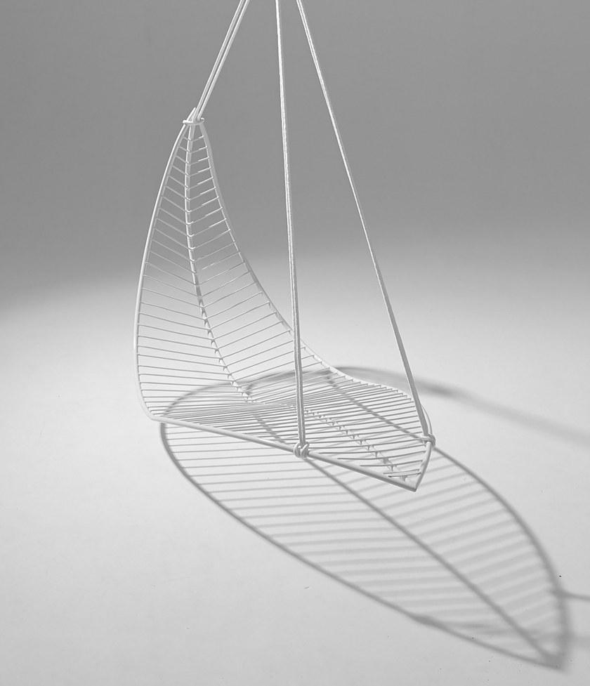 Studio Stirling Подвесное сиденье с 1 сиденьем из стали с порошковым покрытием Leaf sun-id-1451865 - Вид №9