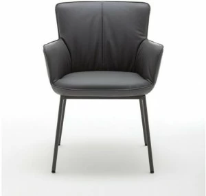 Rolf Benz Мягкое кожаное кресло с подлокотниками