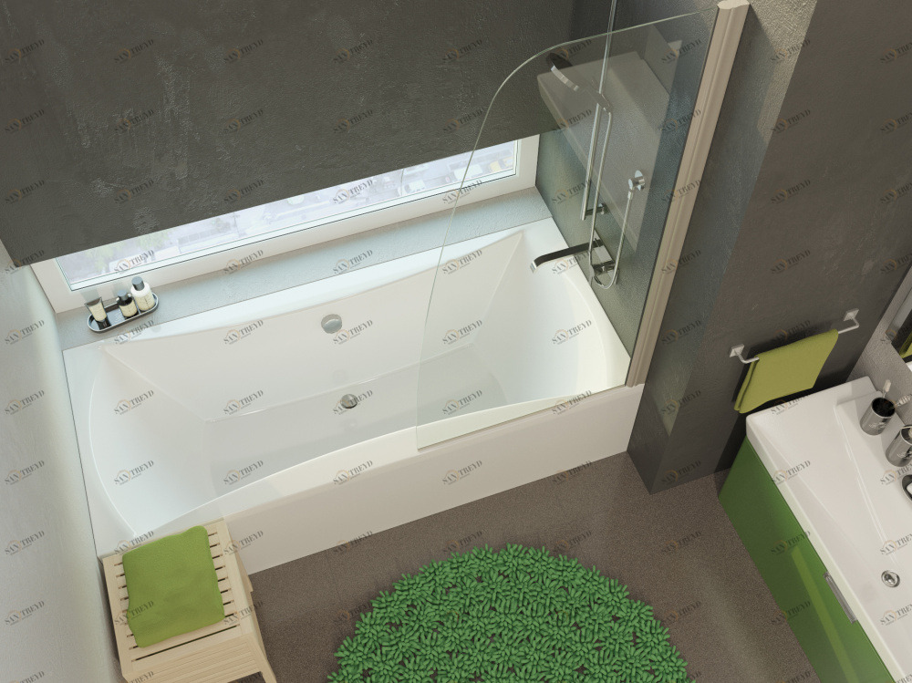 Акриловая ванна ALPEN Luna 150 AVP0006