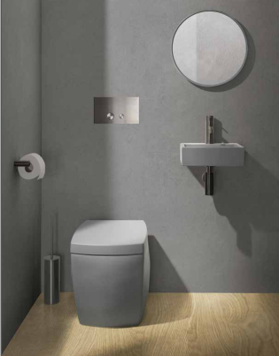 S501T0R0V0.100 Приставной унитаз напольный прямоугольный A. e T. Italia SQUARE Белый глянцевый AeT ITALIA S541T0R0V6.100 - Вид №3