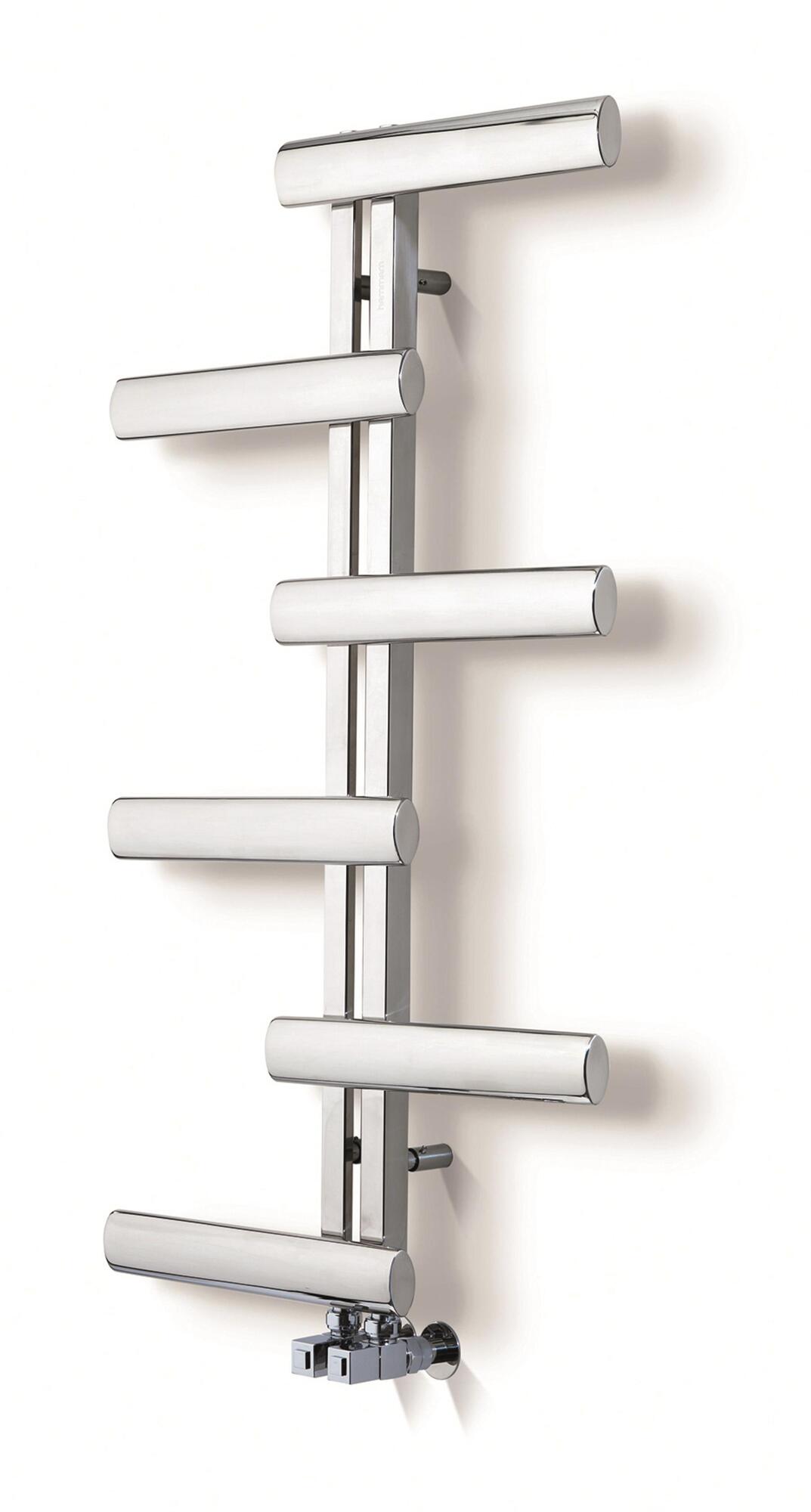 Полотенцесушитель Hammam GEMINI Wood  комбинированный; электрический или водяной Сталь;Дерево  - Вид №72