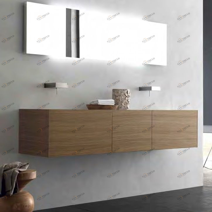 Toscoquattro Комплект мебели для ванной 10 из дерева Rovere Chiaro TIME светл.коричневый T3240LE17S5SS