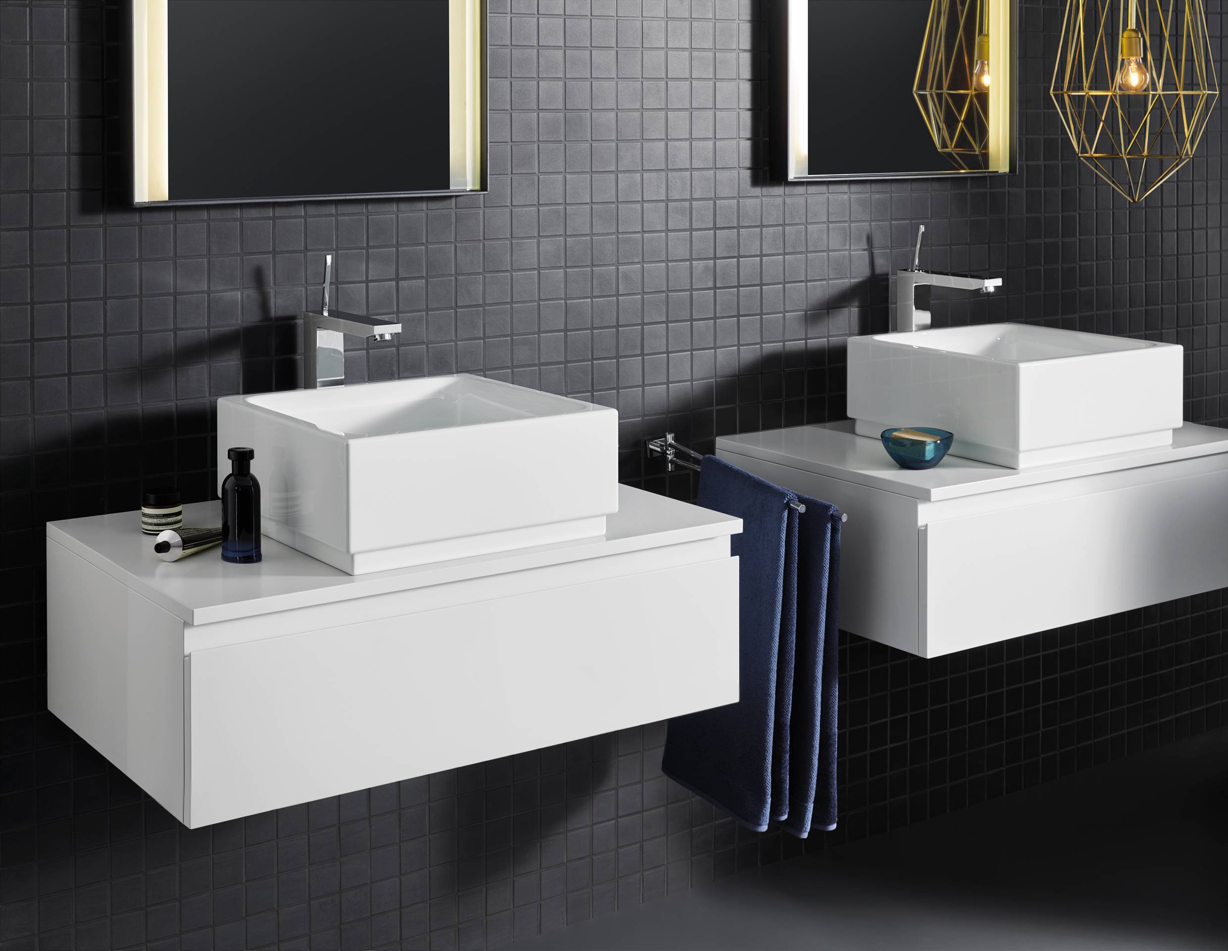 Смеситель для раковины GROHE Eurocube Joy, свободностоящий, хром (23661000) - Вид №2