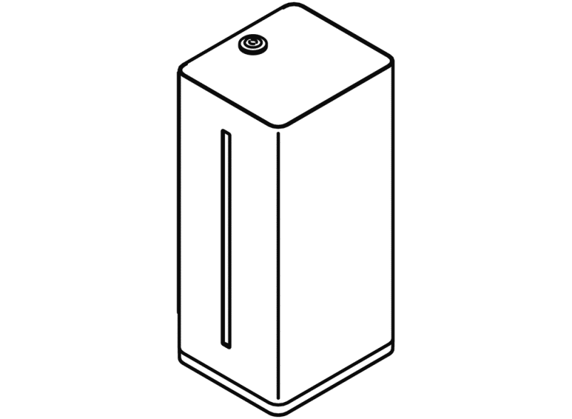 950.06.155 Сенсорный электронный дозатор пенного мыла HEWI Universalprodukte  - Вид №5