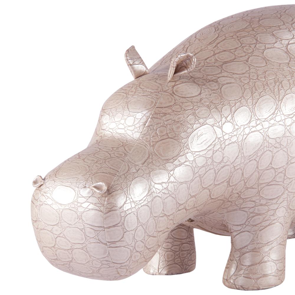 74128 Банкетка Пуф Бегемот средний Жемчуг BOGACHO 4627138152584 - Вид №1