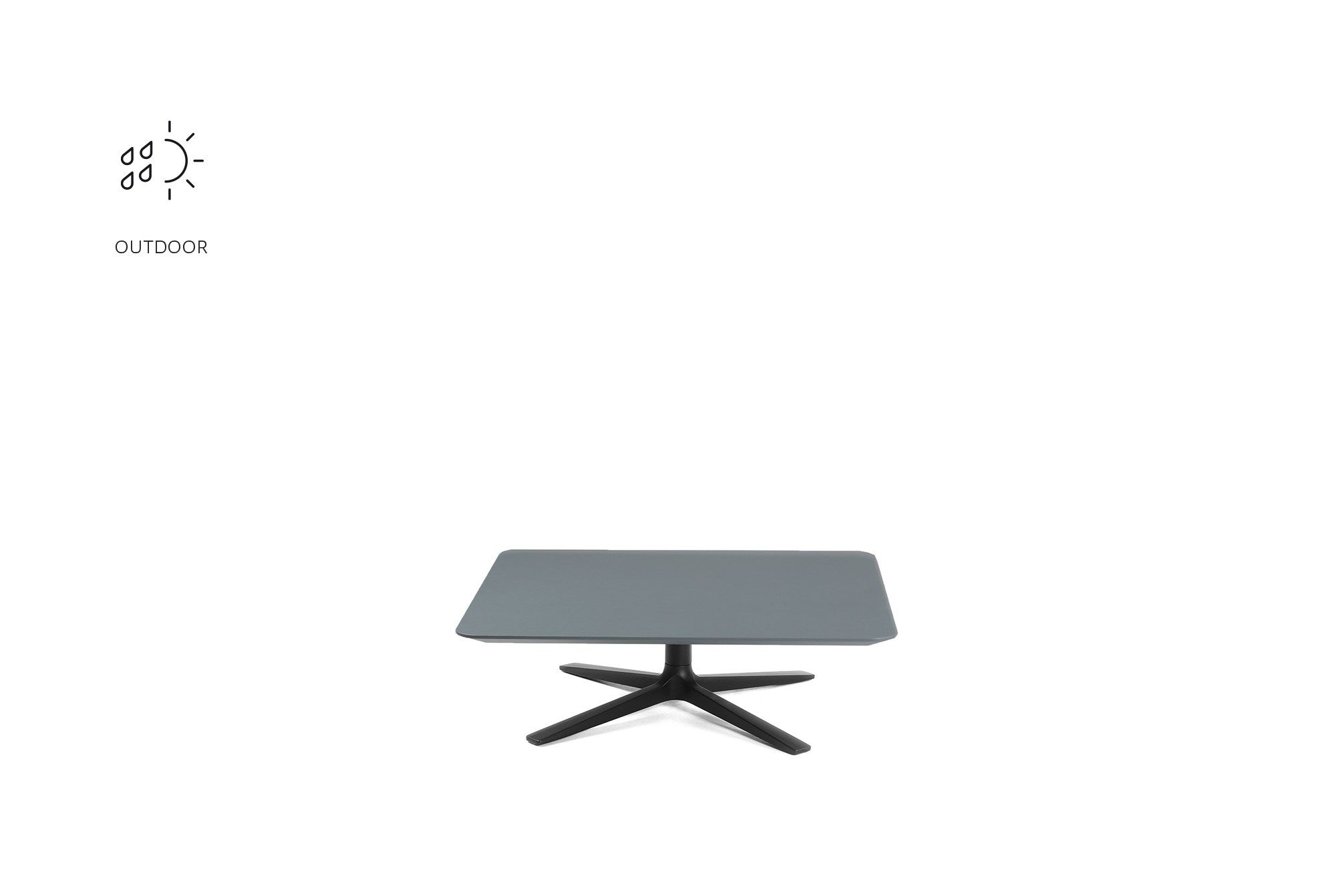 Квадратный садовый столик prostoria Trifidae ARCH-00095619 - Вид №1