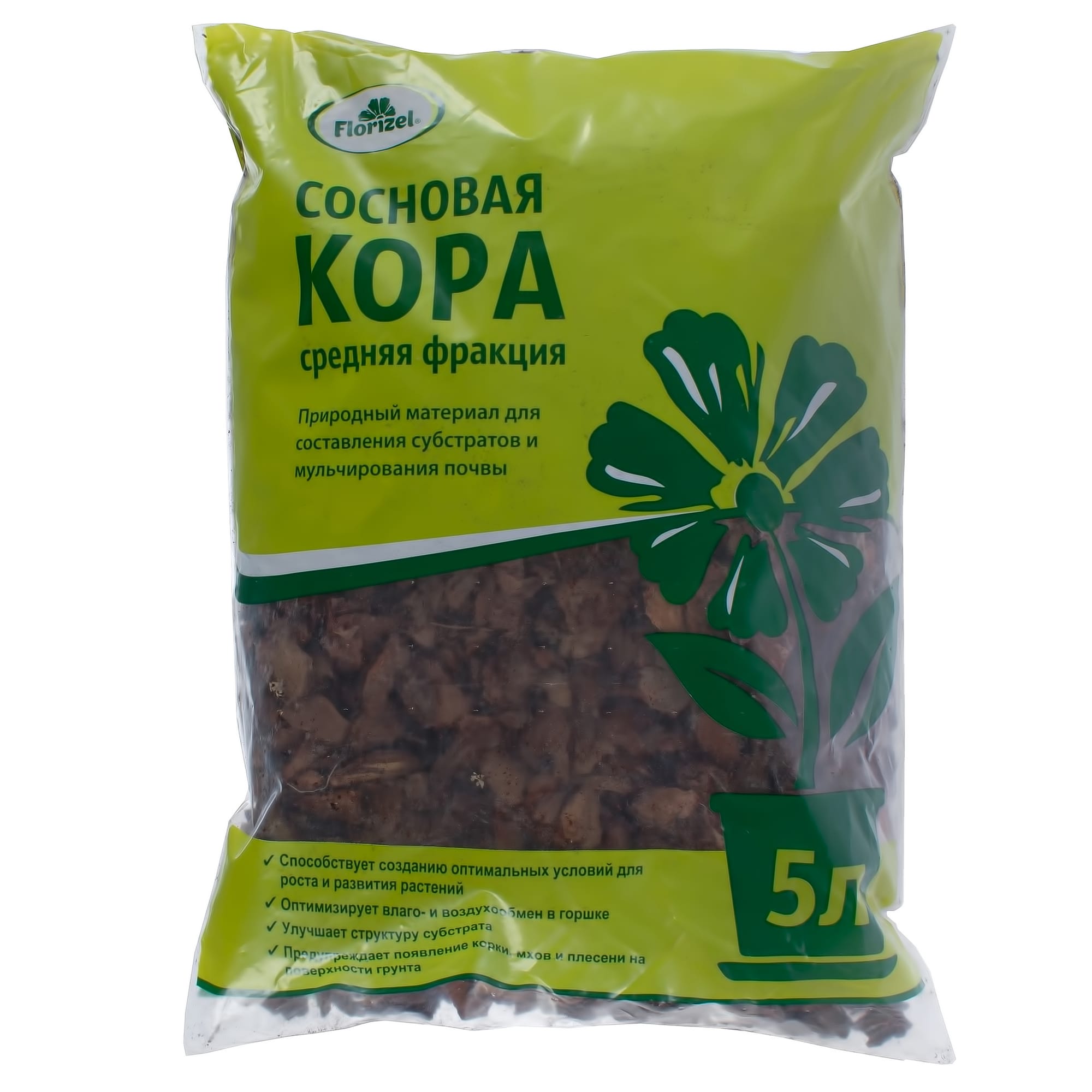 18399697 Кора сосновая Florizel 5 л Santreyd 