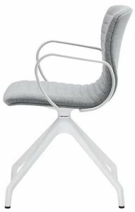 VAGHI Кресло вращающееся с подлокотниками на полиамидной основе Union guest U54gb