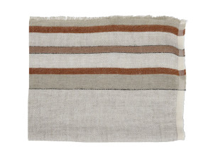 Льняной плед