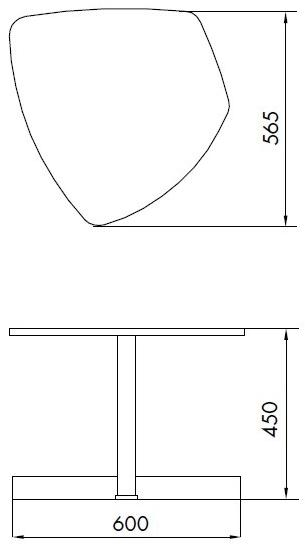 ALMA DESIGN Журнальный столик из стали People sun-id-1399331 - Вид №3