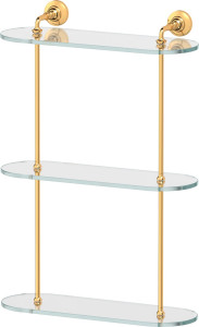 STI 217 Полка 3-х ярусная 40 cm 3SC STILMAR GOLD