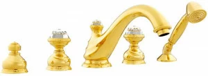 Bronces Mestre Комплект для ванны с 5 отверстиями, украшенный кристаллами swarovski® Austral