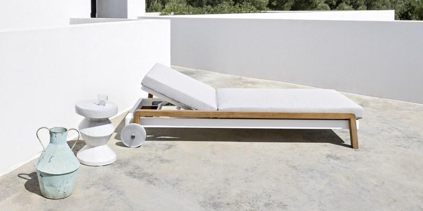 Gervasoni Тканевый садовый лежак на колесиках Gervasoni outdoor sun-id-1394981 - Вид №2