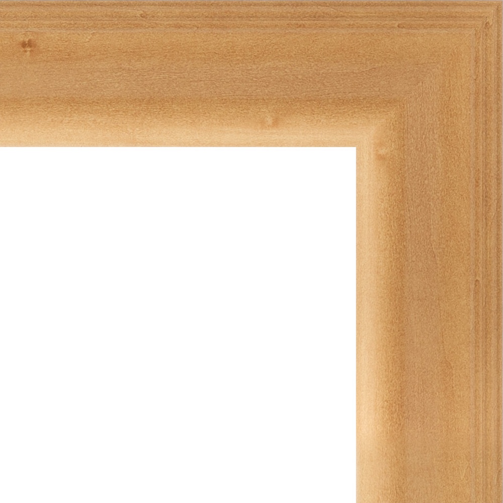 BY 1355 Зеркало с фацетом в багетной раме - сосна 62 mm EVOFORM Exclusive - Вид №4