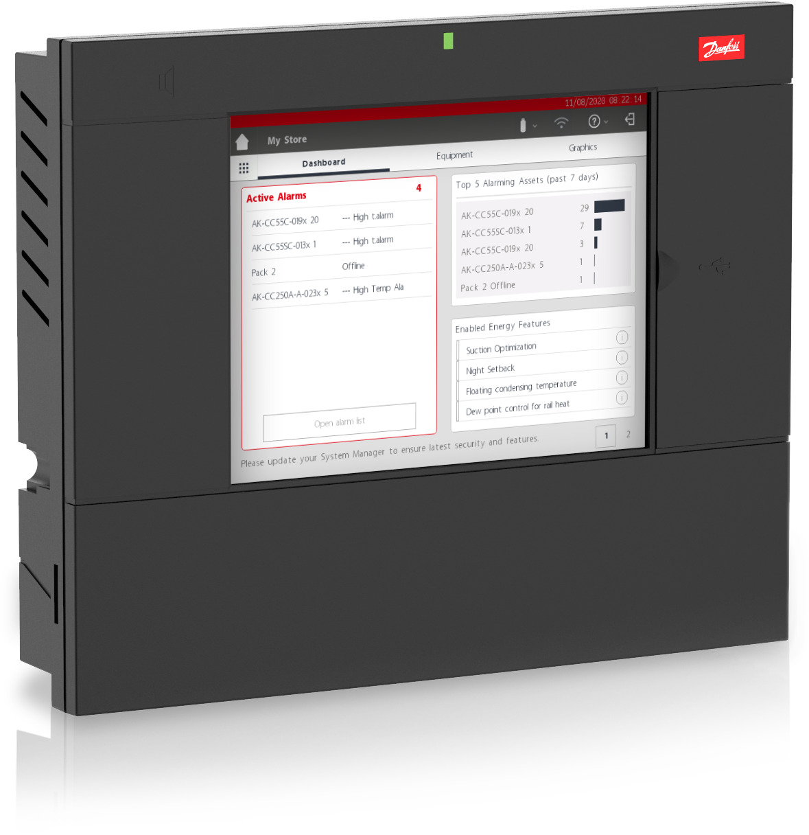 Danfoss AK-SM 800 AK-SM810 Блок управления 080Z4006  - Вид №2