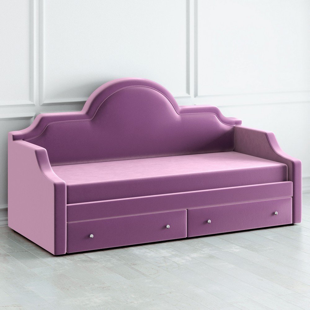 Диван-кровать детский с 2 выдвижными ящиками 90х190 см фиолетовый DayBed KREIND DAYBED 00-3880041 Фиолетовый Santreyd  - Вид №1