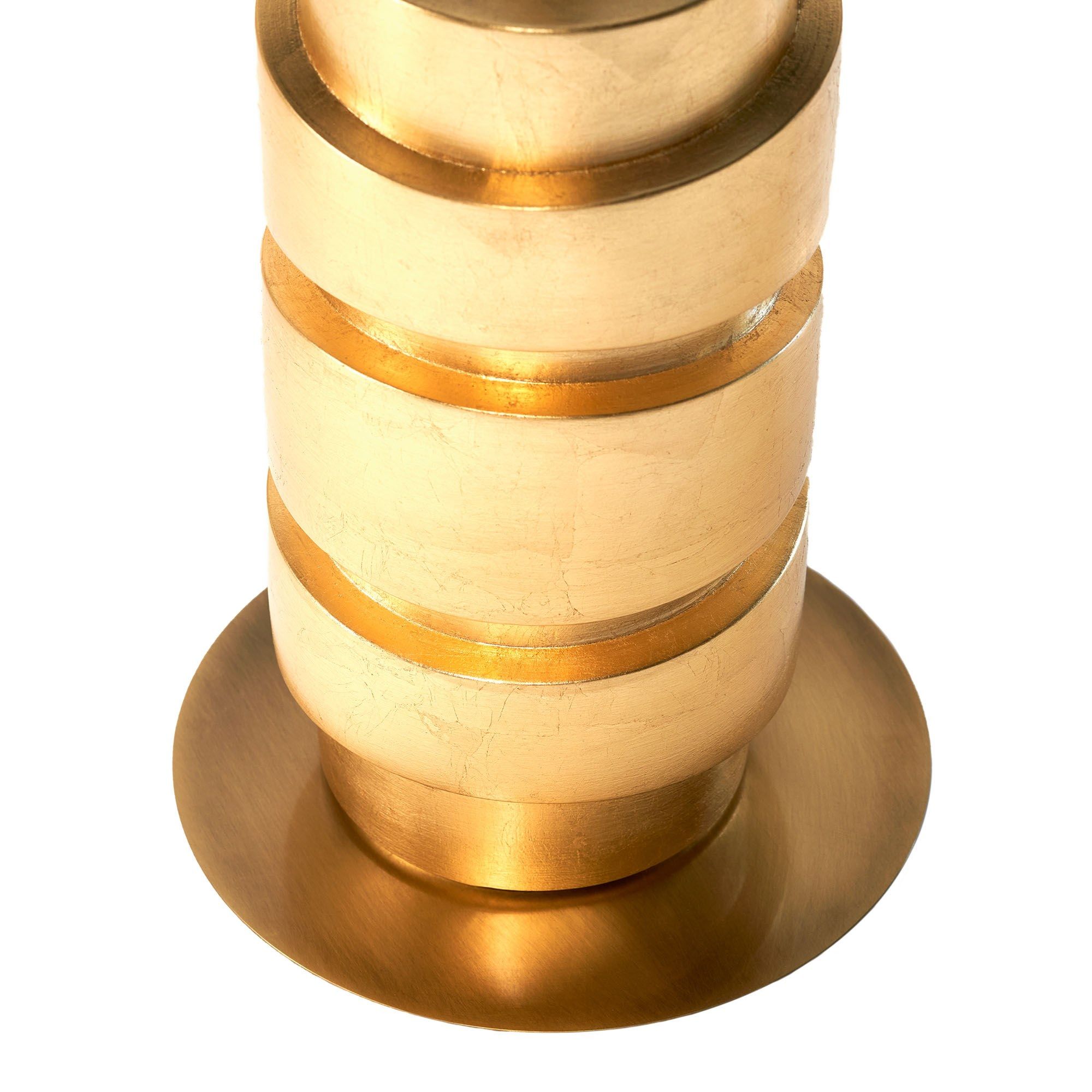 Высокий круглый стеклянный журнальный столик MARIONI Cyl ARCH-00041785 - Вид №2