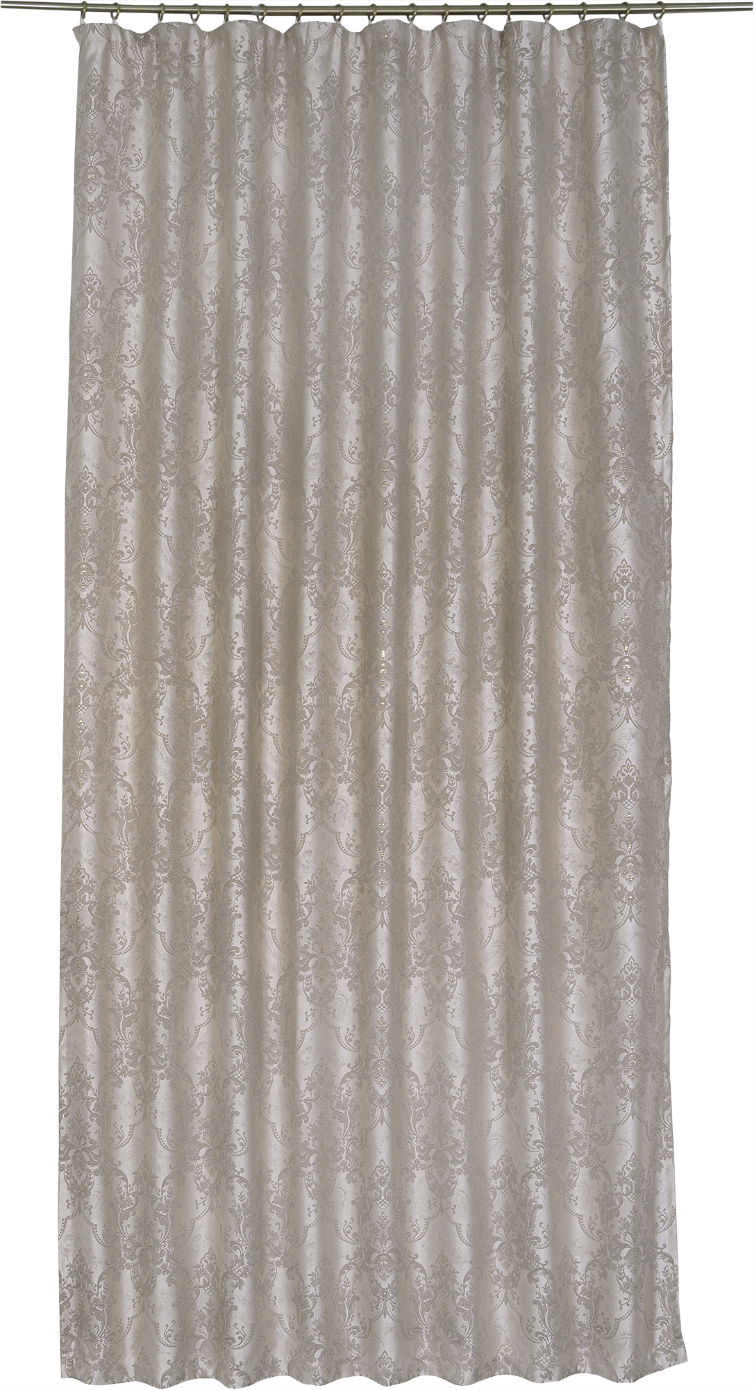 AMORE MIO Штора «Стамбул» золотая с вензелями для спальни 160х260 см 82009507 STLM-0017197