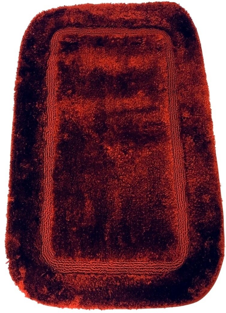 90434611 Коврик для ванной комнаты LB5080_claret 80х50см цвет красный STLM-0224616 ZALEL