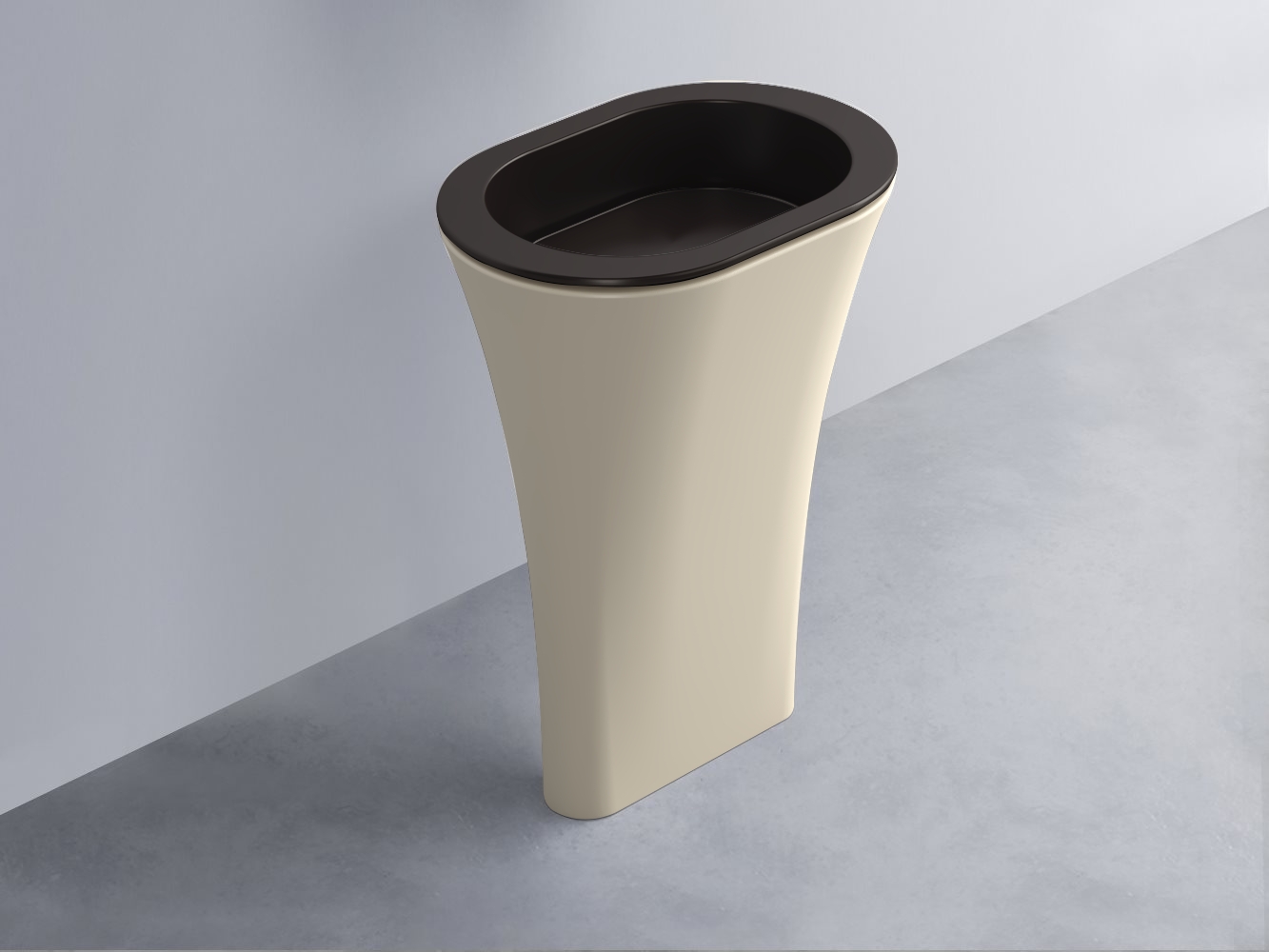AMLA65-LV+AMPILO-LV+AMCOLO-LN Раковина Amedeo Ovale отдельностоящая cielo Enjoy + Amedeo Ceramica Cielo